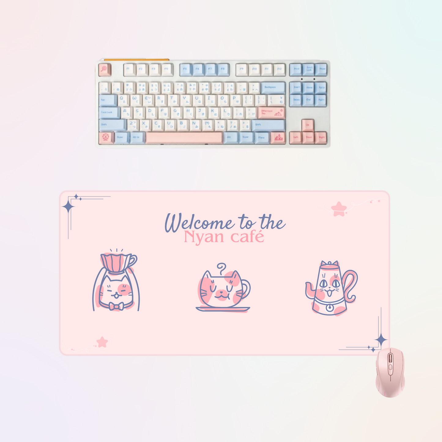 Nyan Cafe Mousepad