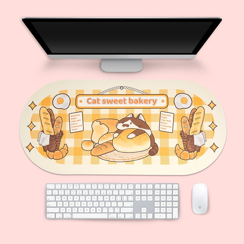 Cozy Bakery Cats Mousepad