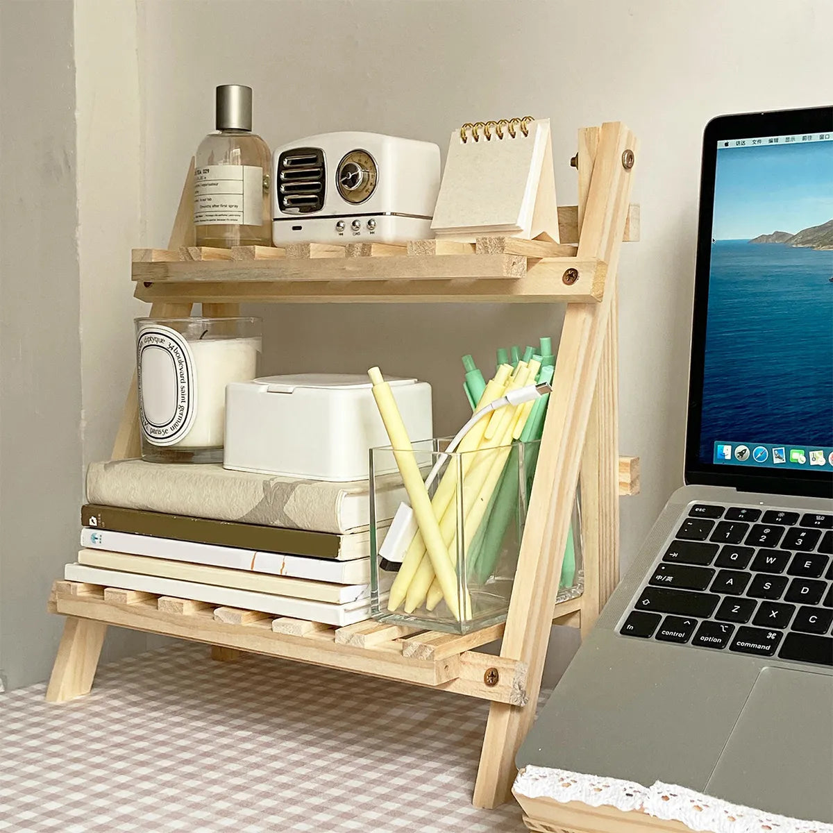 Cozy Wooden Shelf