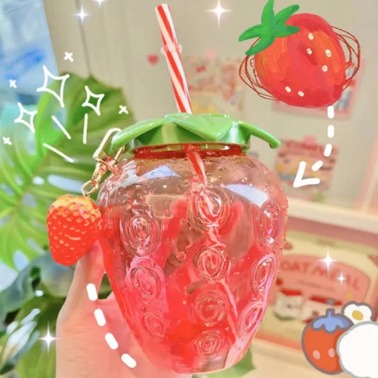 Kawaii Strawberry Bottle