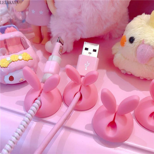 4pcs Bunny Ears Cable Holders - Momo Babe