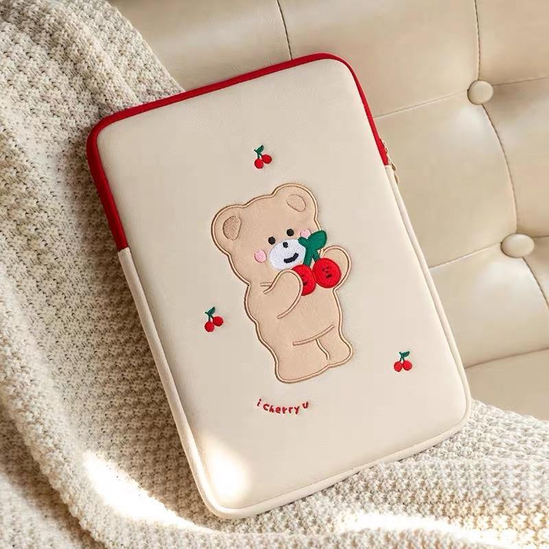 Cherry Bear Sleeve Case - Momo Babe