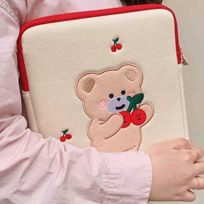 Cherry Bear Sleeve Case - Momo Babe