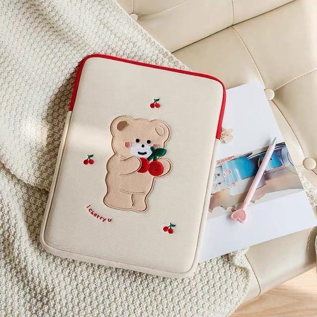 Cherry Bear Sleeve Case - Momo Babe