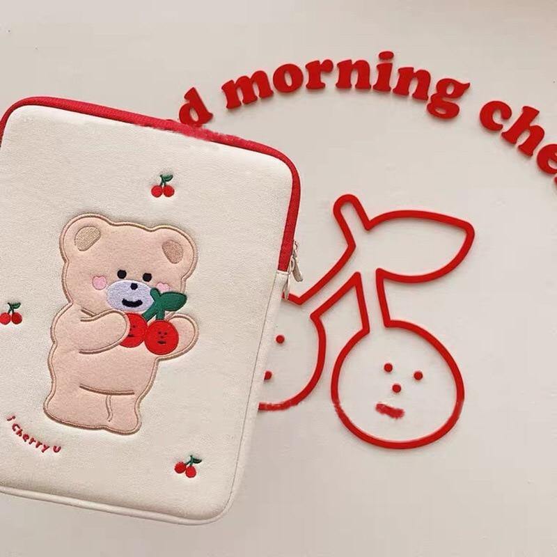 Cherry Bear Sleeve Case - Momo Babe