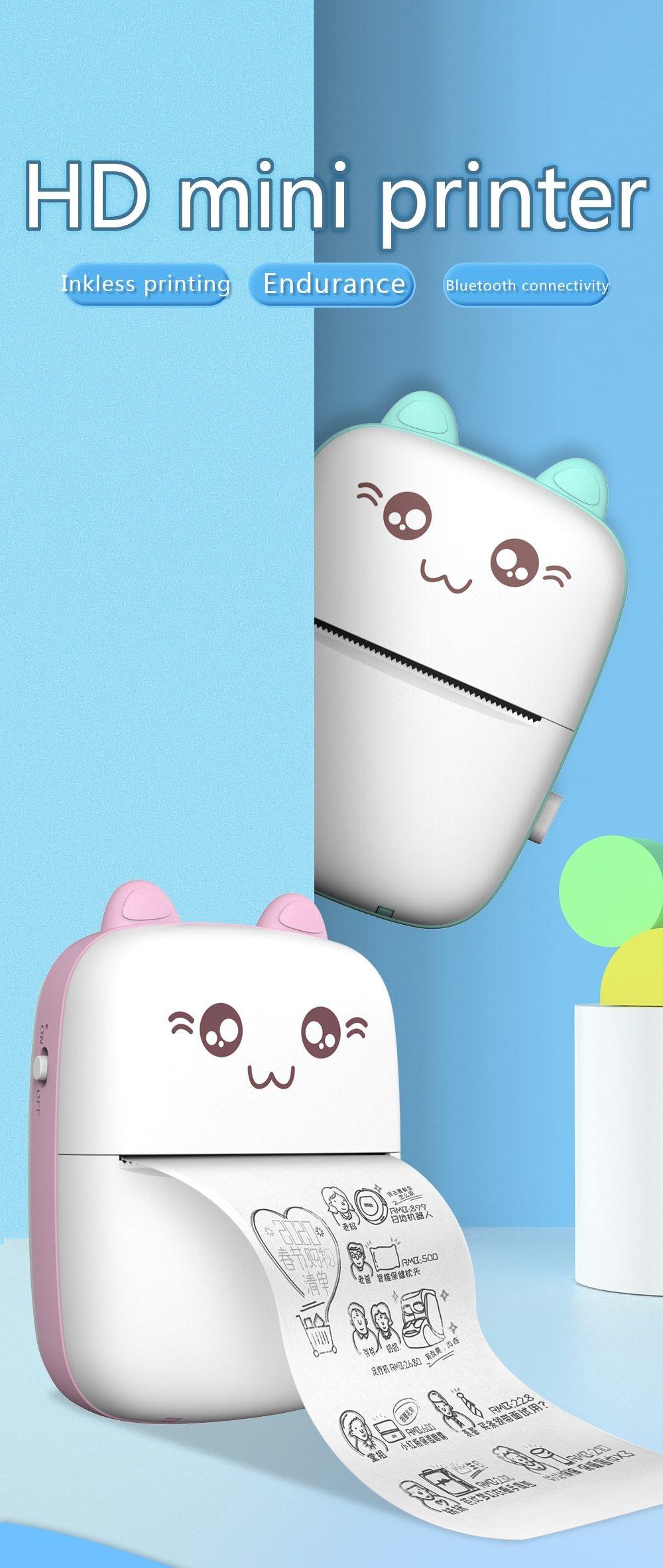 Mini Thermal Cat Printer - Momo Babe