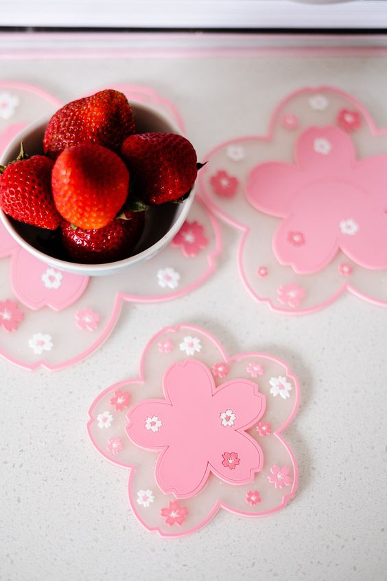 Sakura Coasters Set 2pcs