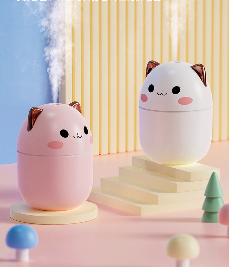 Kawaii LED Cat Humidifier