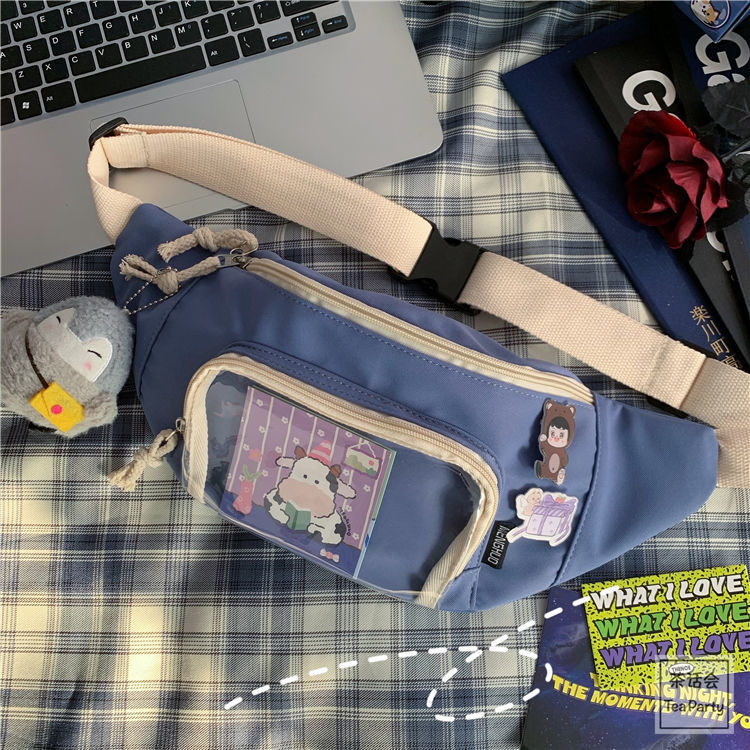 Kawaii Canvas Fanny Pack