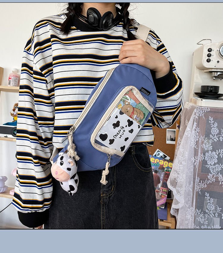 Kawaii Canvas Fanny Pack