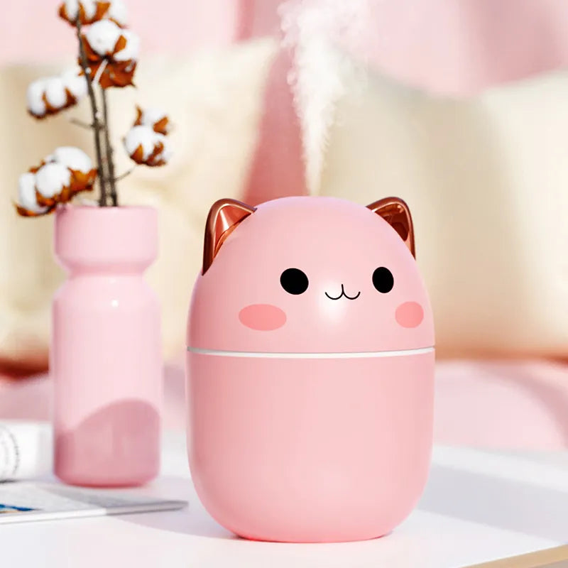 Kawaii LED Cat Humidifier