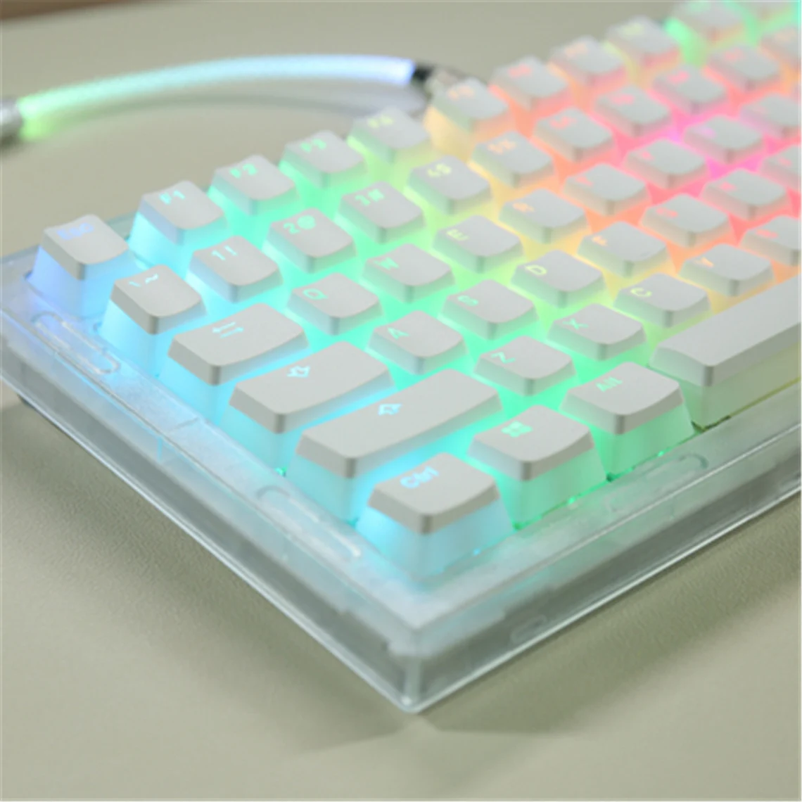 PBT Pudding Keycaps 129 Keys Set