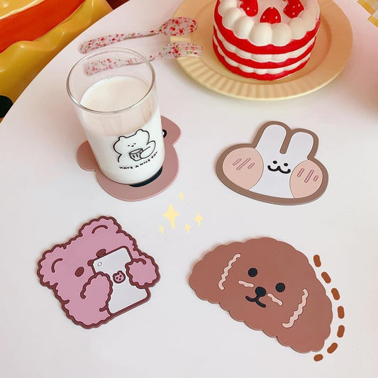 Kawaii Waterproof Coasters - Momo Babe