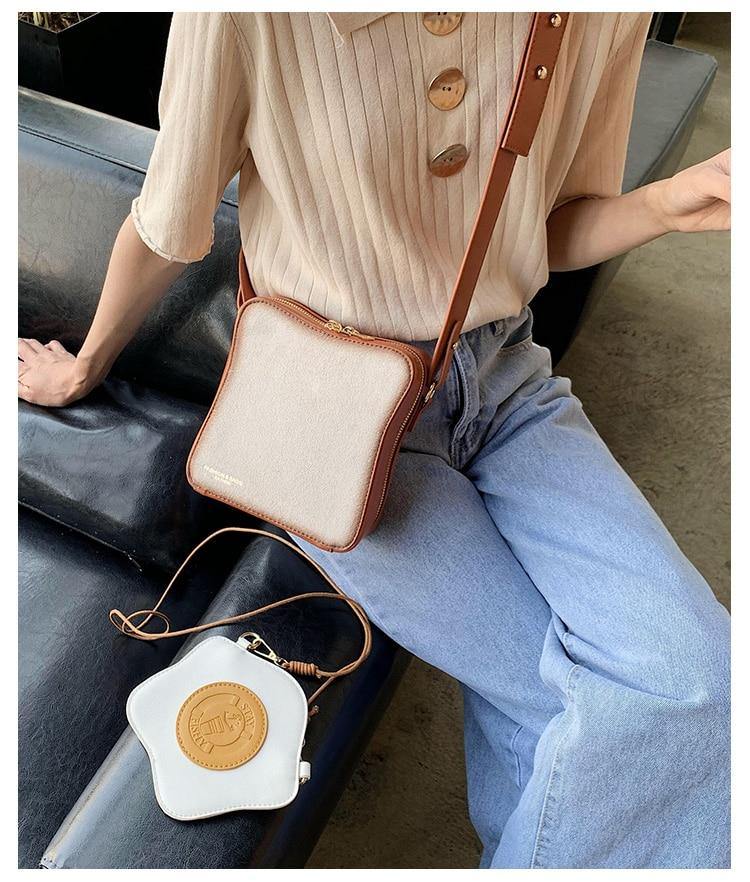 Toast and Egg Crossbody Bag - Momo Babe