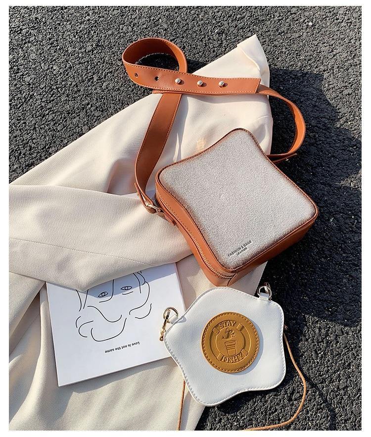 Toast and Egg Crossbody Bag - Momo Babe