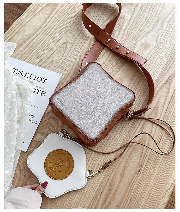 Toast and Egg Crossbody Bag - Momo Babe