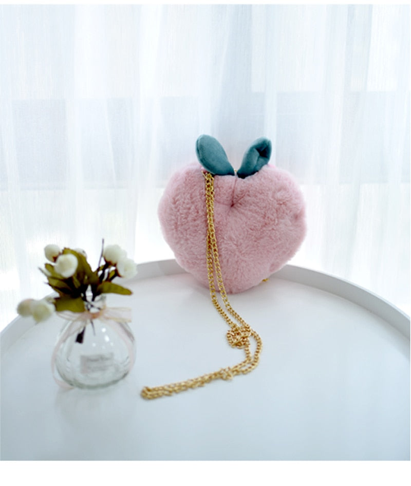 Peach Pink Pillow Cushion Plush